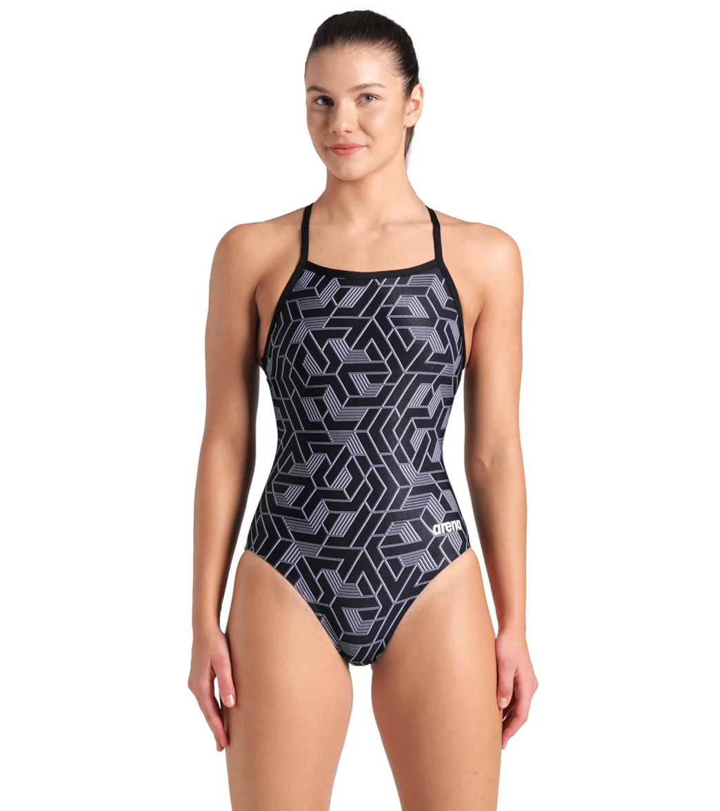 Arena Women's Escape Lightdrop Back One Piece Swimsuit - Image 10