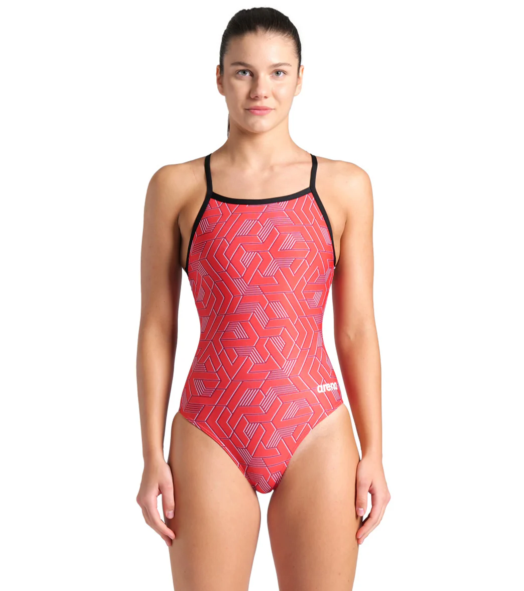 Arena Women's Escape Lightdrop Back One Piece Swimsuit - Image 2