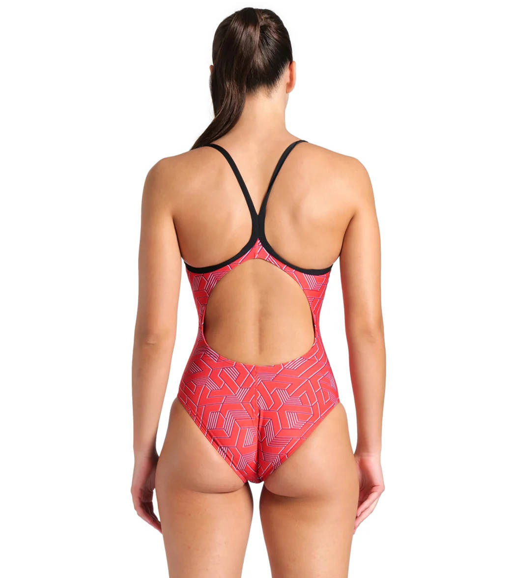 Arena Women's Escape Lightdrop Back One Piece Swimsuit - Image 4