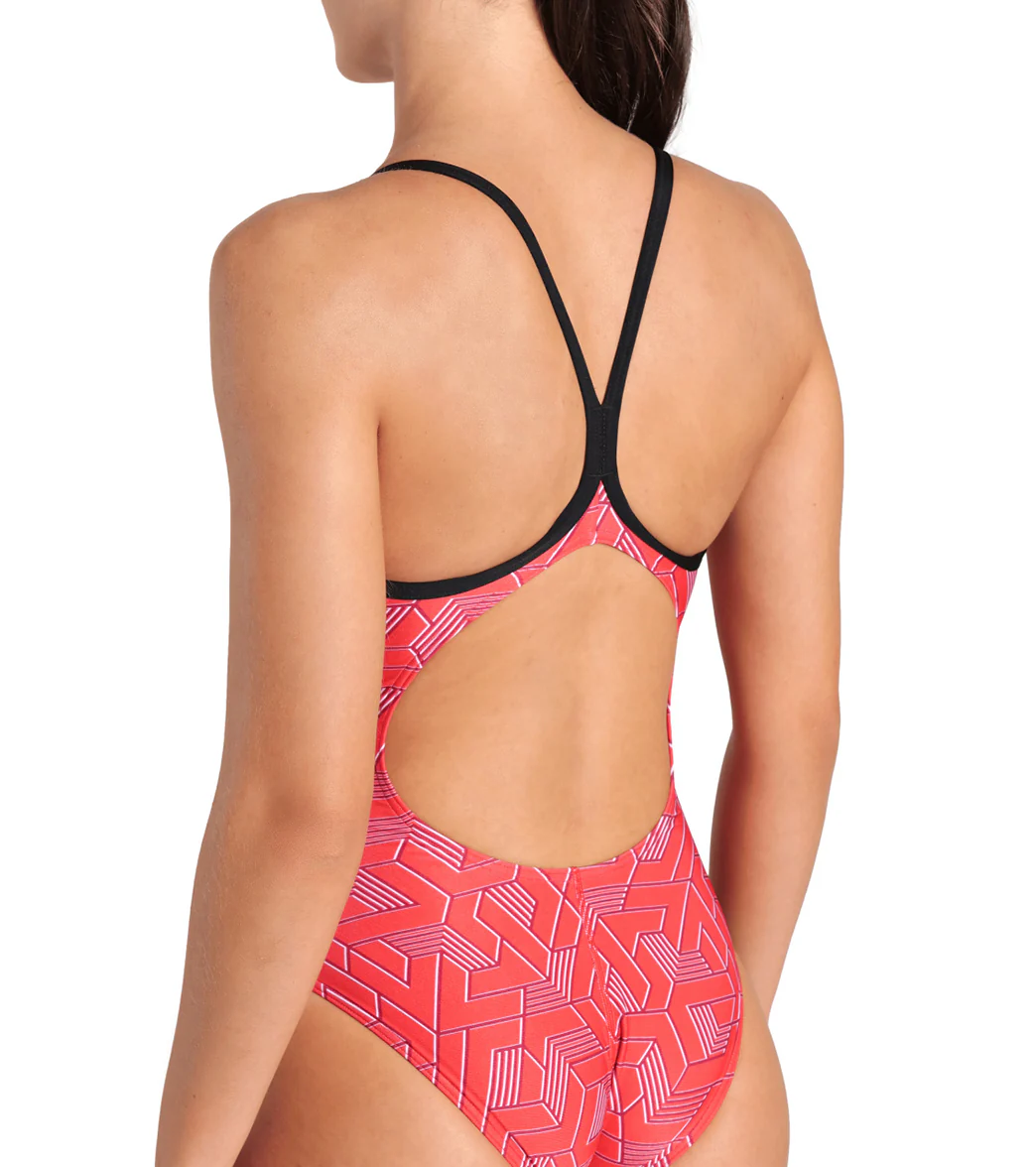 Arena Women's Escape Lightdrop Back One Piece Swimsuit - Image 7
