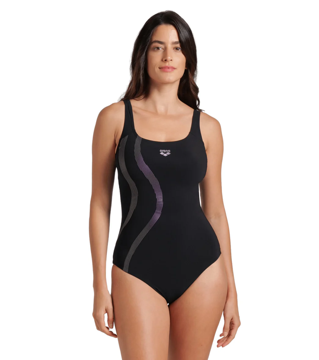 Arena Women's Ginevra Shapewear Wing Back One Piece Swimsuit - Image 15