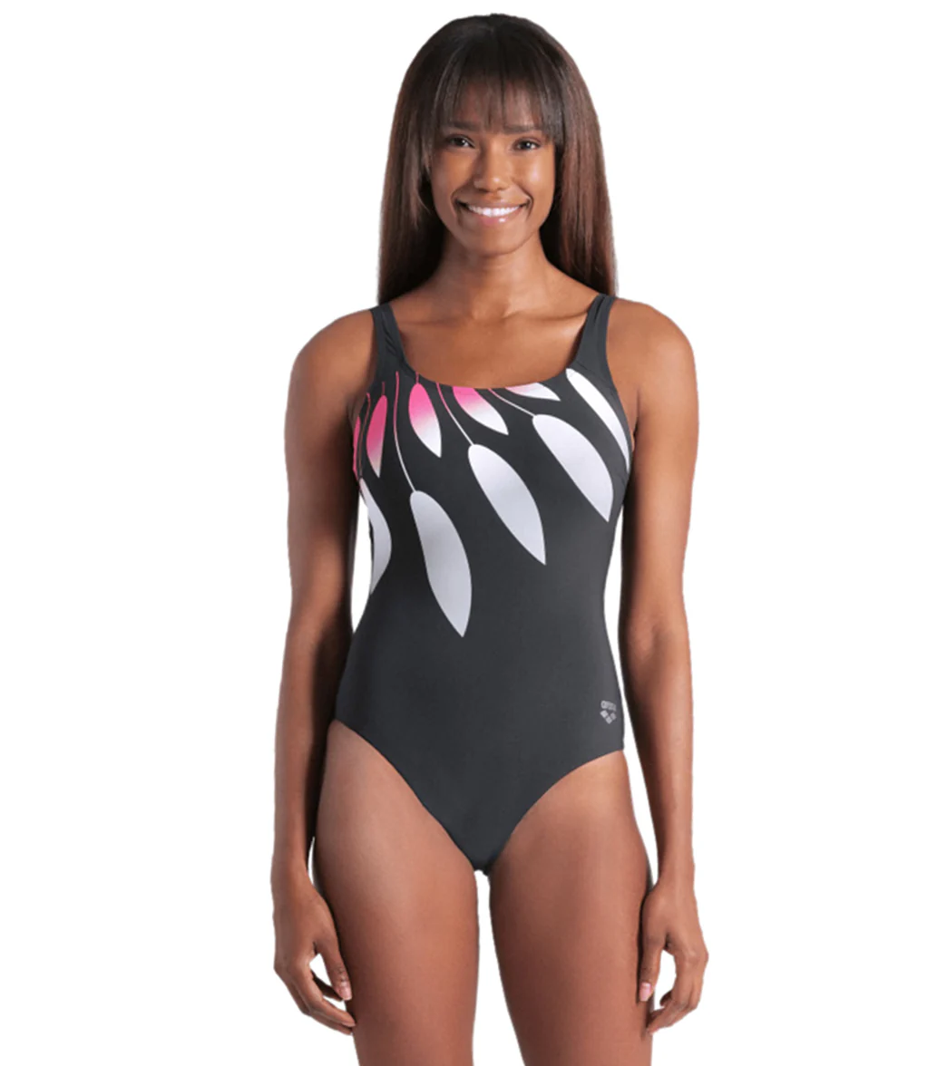 Arena Women's Giuliana Squared Back One Piece Swimsuit - Image 2
