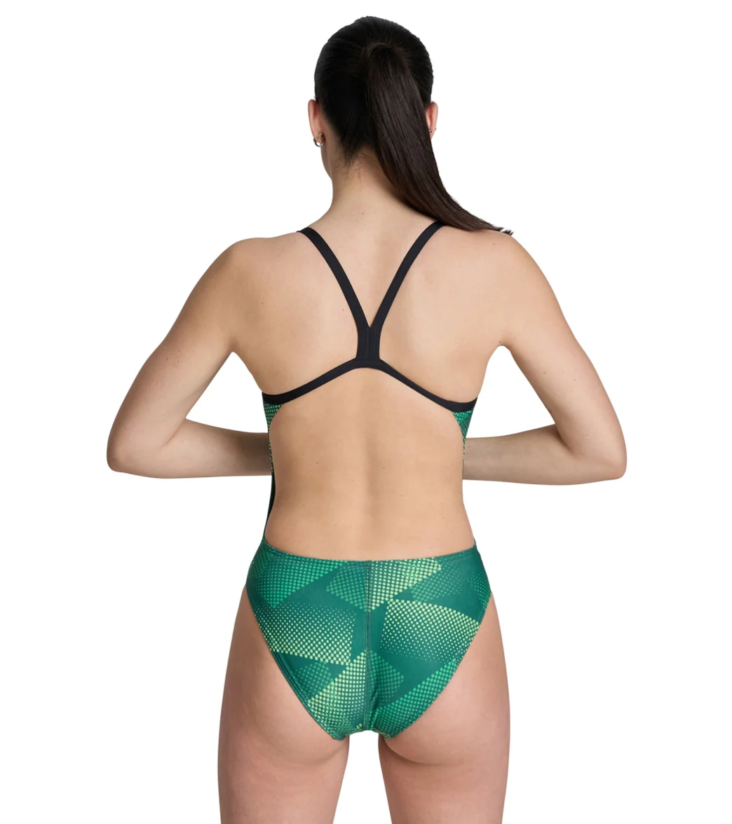 Arena Women's Halftone Challenge Back One Piece Swimsuit - Image 73