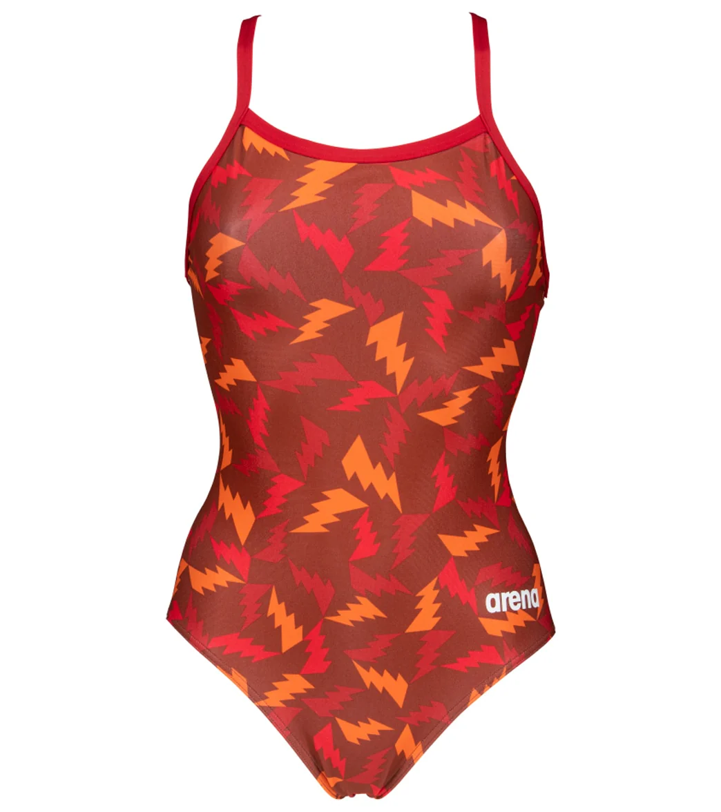 Arena Women's Lightning Colors Light Drop Back One Piece Swimsuit - Image 36
