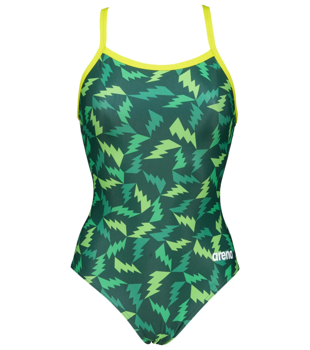 Arena Women's Lightning Colors Light Drop Back One Piece Swimsuit - Image 6