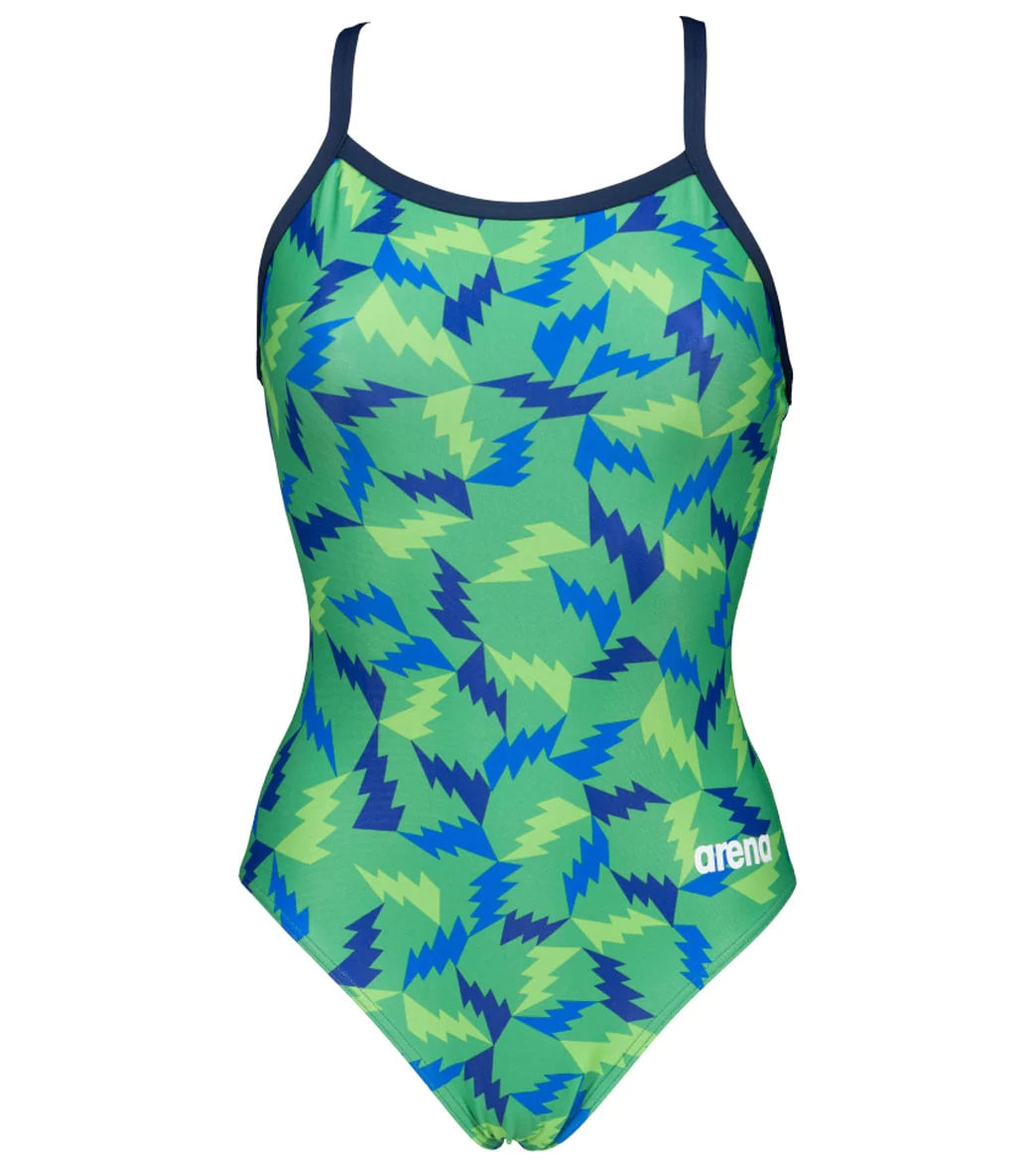 Arena Women's Lightning Colors Light Drop Back One Piece Swimsuit - Image 7