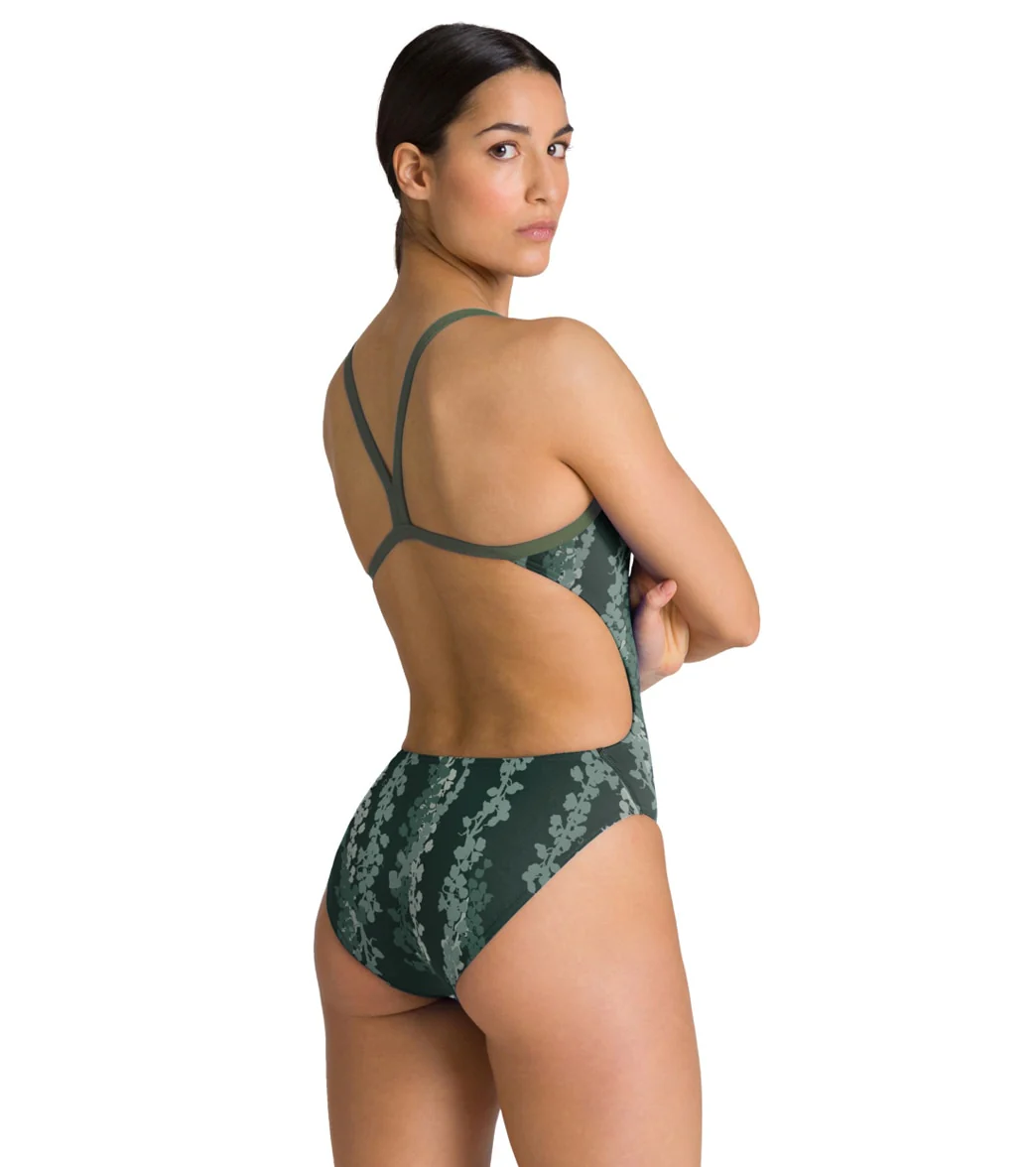 Arena Women's Lydia Jacoby Seaweed Challenge Back One Piece Swimsuit - Image 4