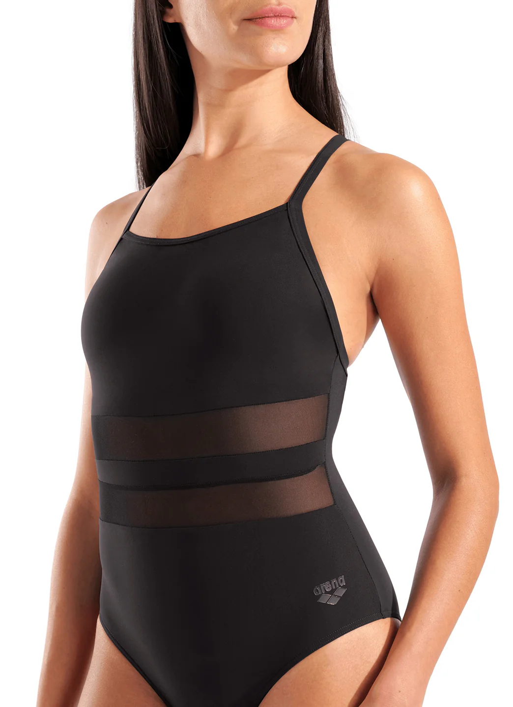 Arena Women's Mesh Equals V-Back One Piece Swimsuit - Image 13