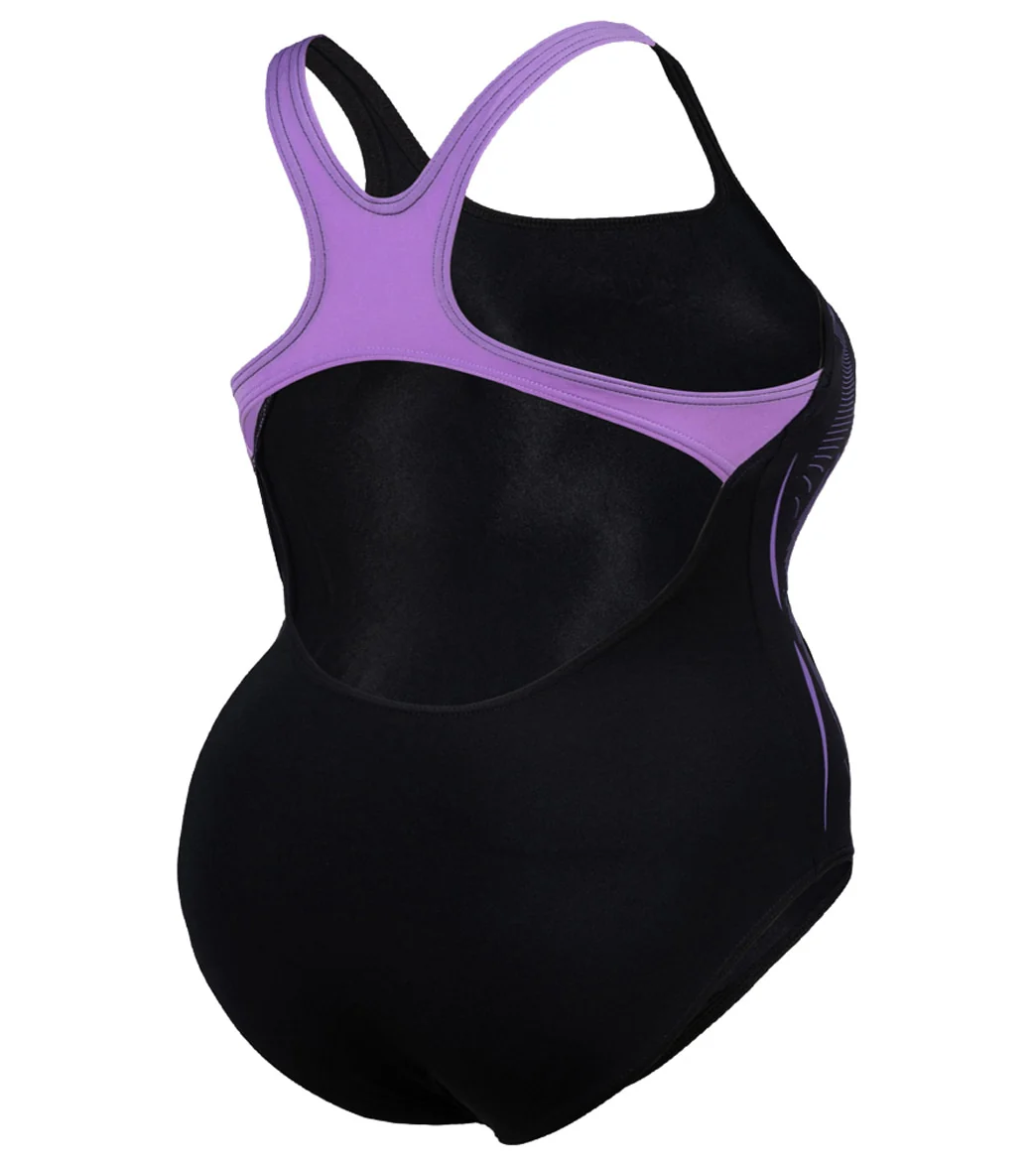 Arena Women's Plus Size Graphic Plus One Piece Swimsuit - Image 4