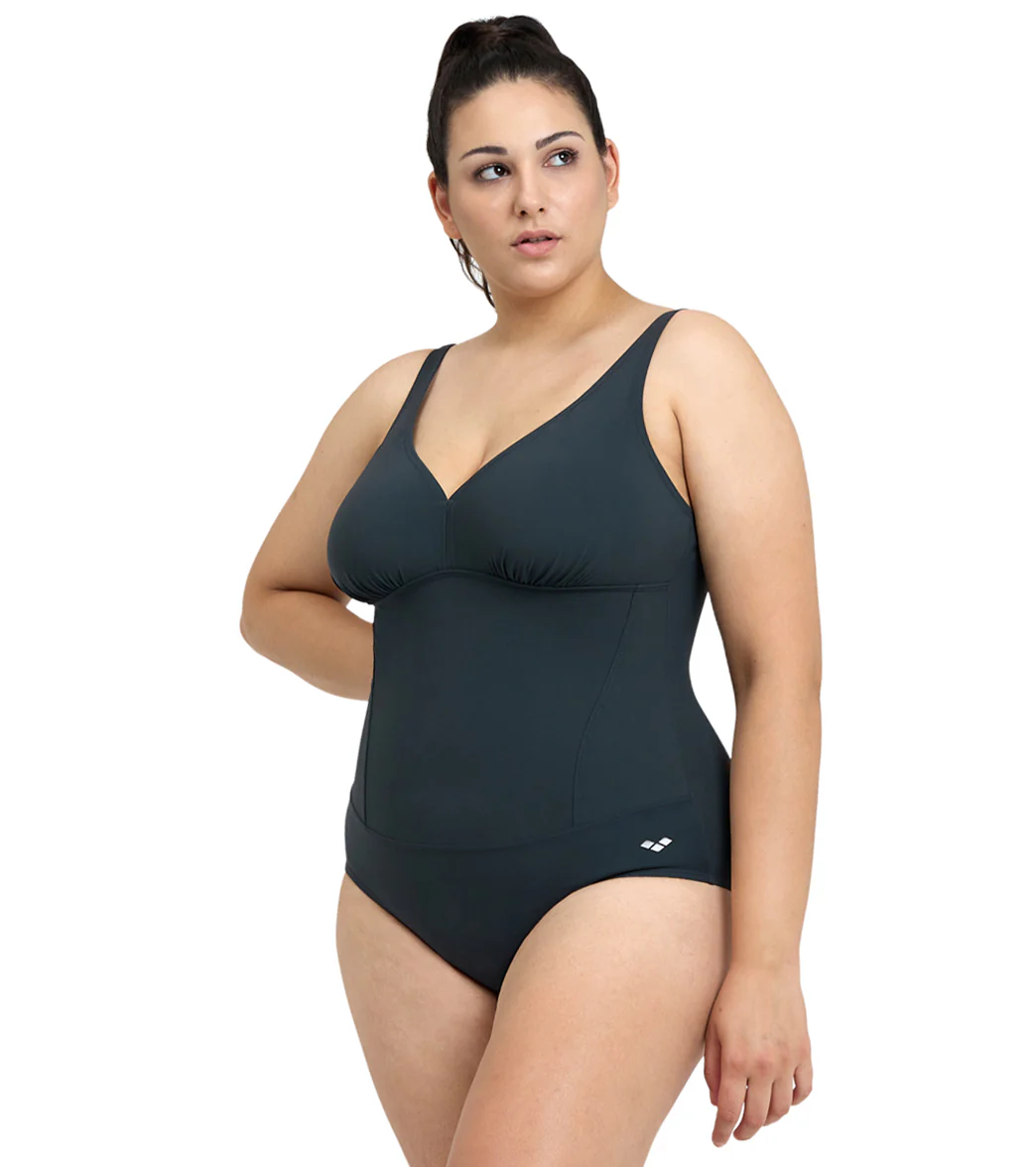 Arena Women's Plus Size Maura Solid U Back One Piece Swimsuit - Image 6