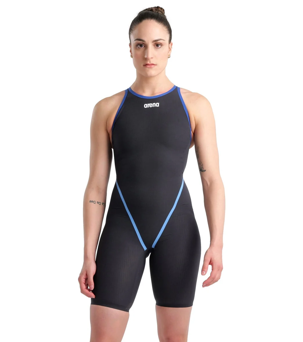 Arena Women's Powerskin Carbon Core FX SL Anthracite Limited Edition Closed Back Tech Suit Swimsuit - Image 14
