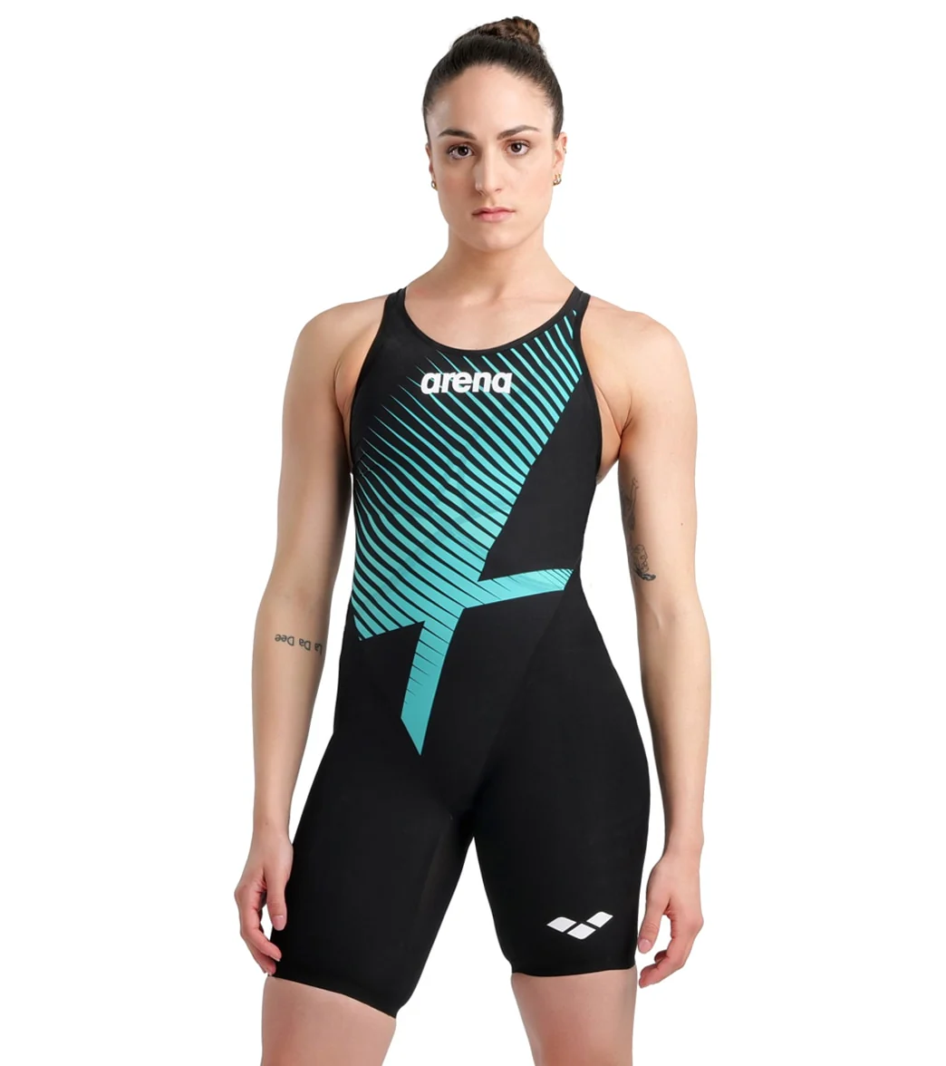 Arena Women's Powerskin Carbon Glide SL Diamonds LE Open Back Tech Suit Swimsuit - Image 3
