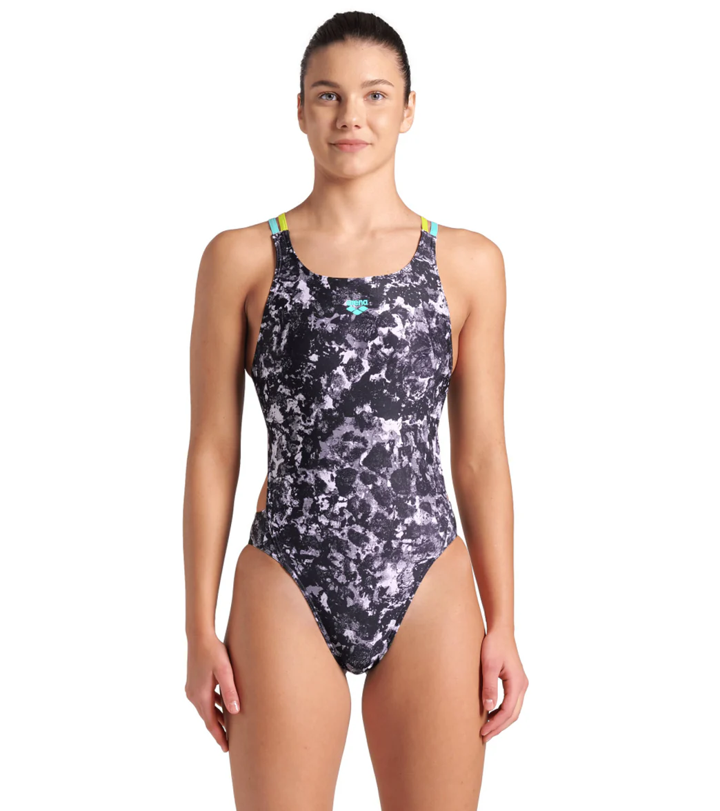 Arena Women's Rockin Tech Multi Back One Piece Swimsuit - Image 2