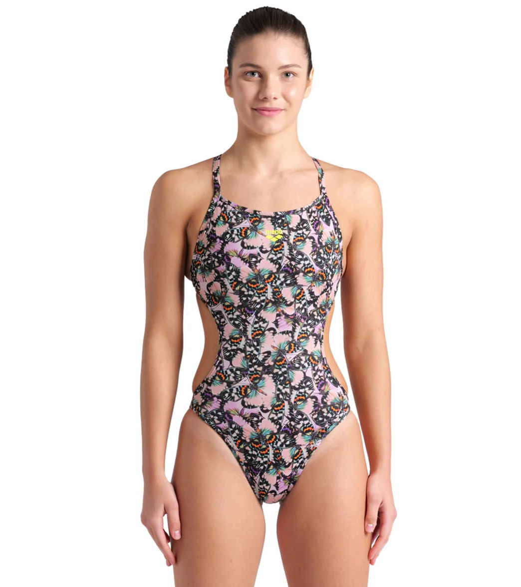 Arena Women's Rule Breaker Hooked Reversible One Piece Swimsuit - Image 27
