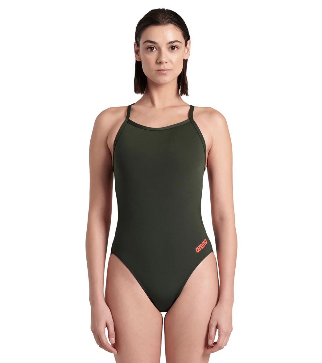 Arena Women's Solid Challenge Back One Piece Swimsuit - Image 89