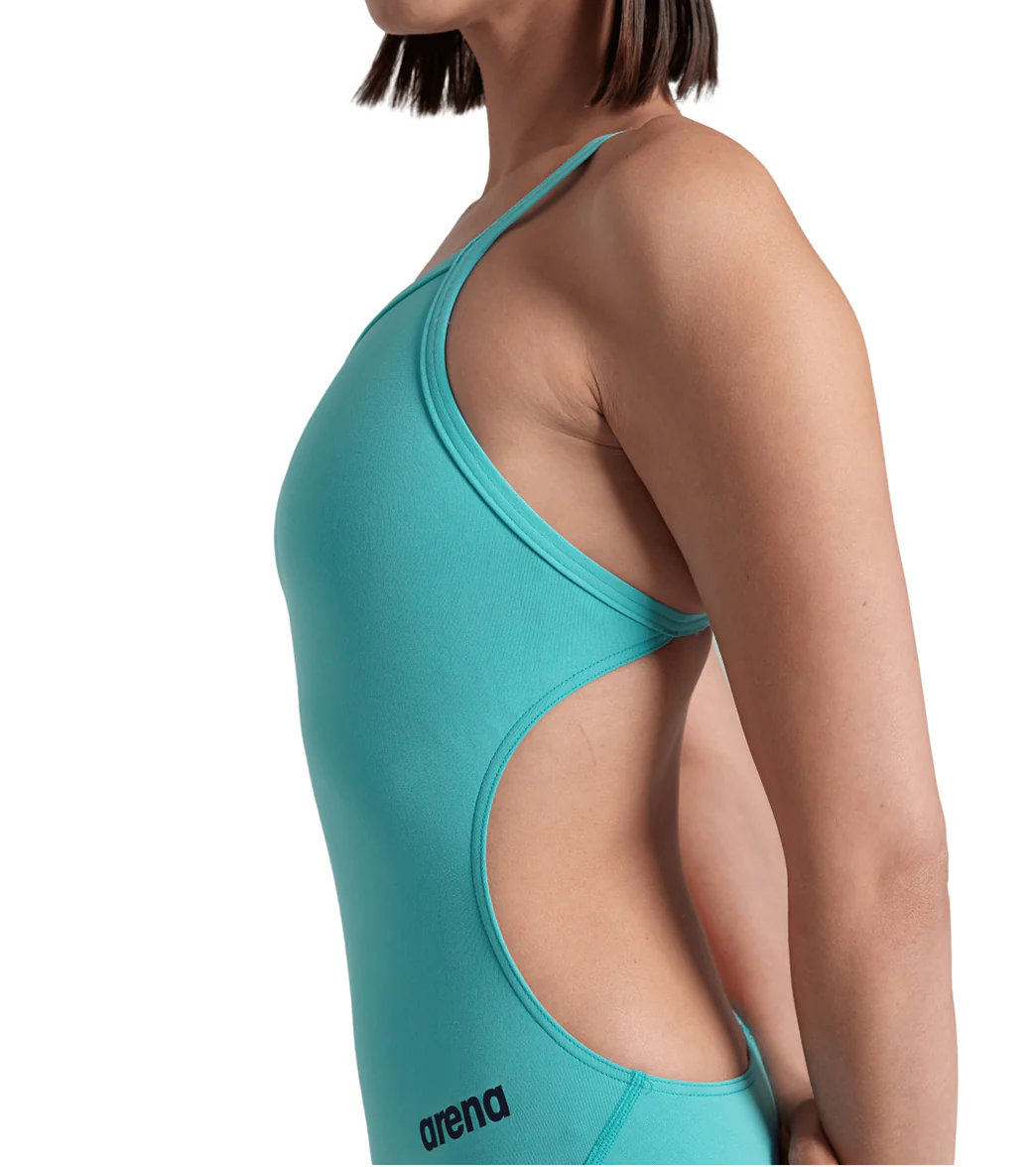 Arena Women's Solid Challenge Back One Piece Swimsuit - Image 99