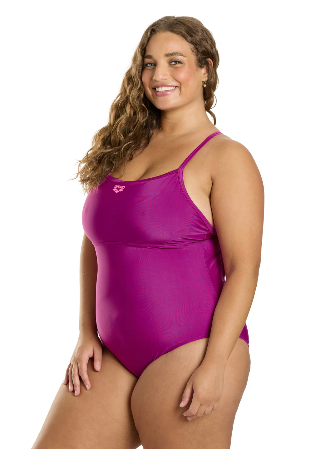 Arena Women's Solid Light Drop Back Chlorine Resistant One Piece Swimsuit - Image 28