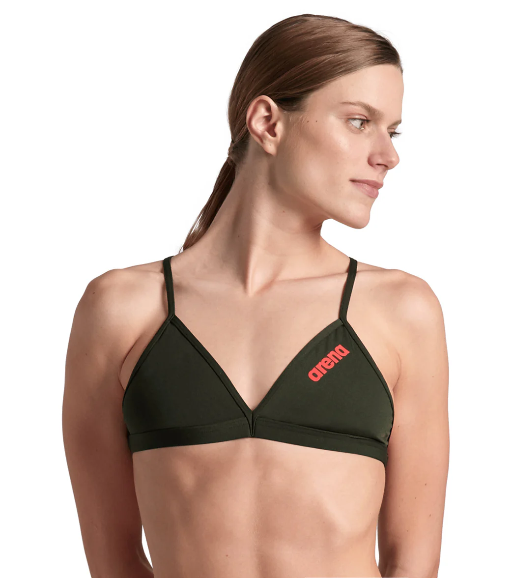 Arena Women's Solid Tie Back Bikini Top - Image 51