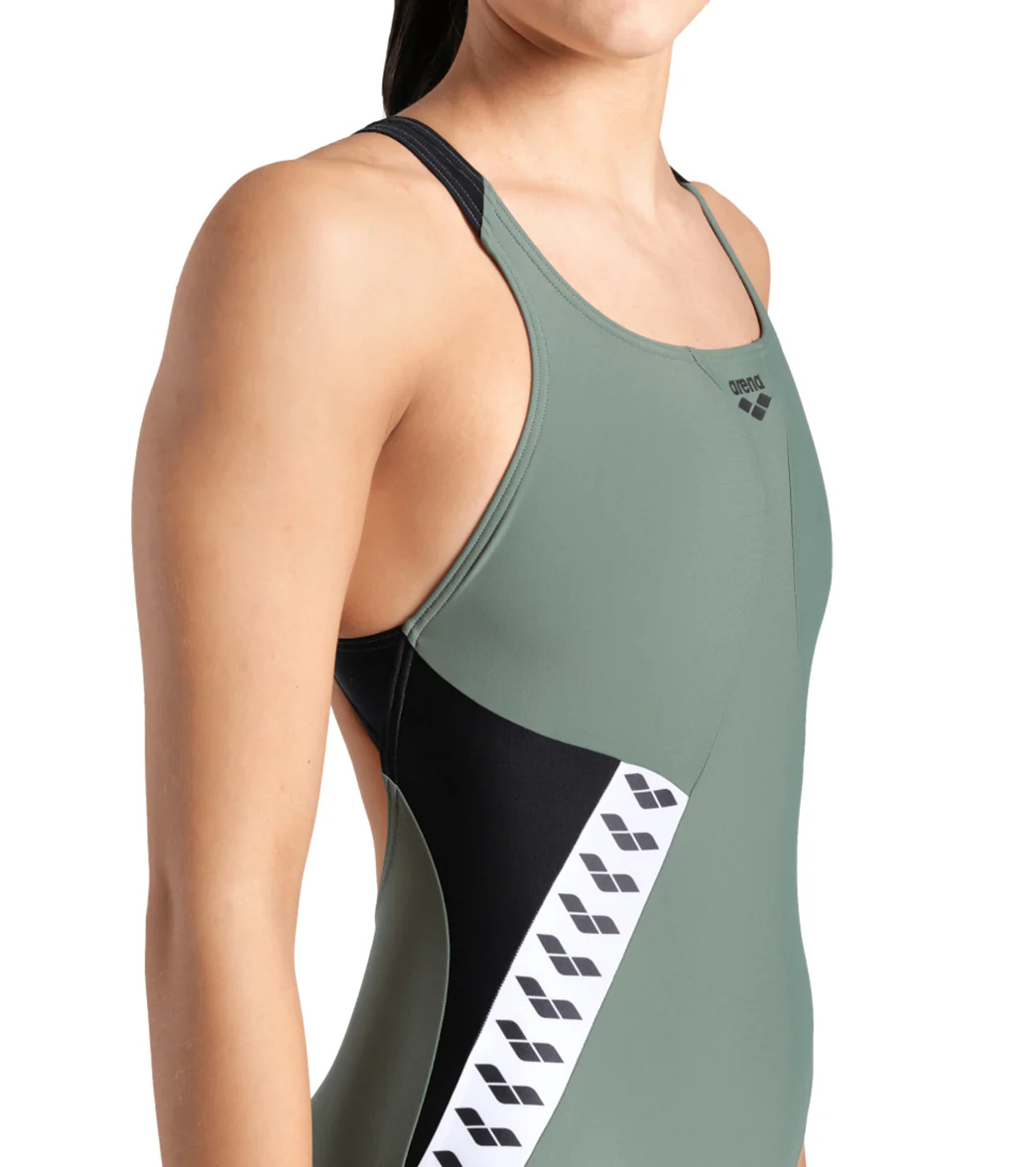 Arena Women's Stripe Pro Back One Piece Swimsuit - Image 4