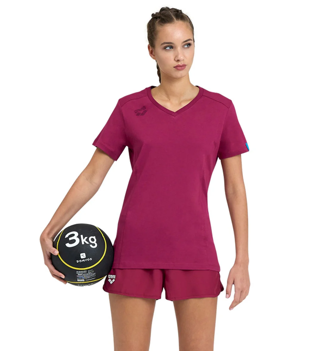 Arena Women's Team Panel Short Sleeve T-Shirt - Image 13