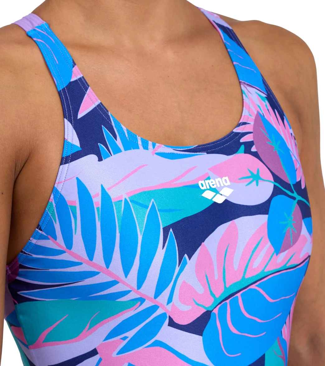 Arena Women's Tropic Control Pro Back Low One Piece Swimsuit - Image 4