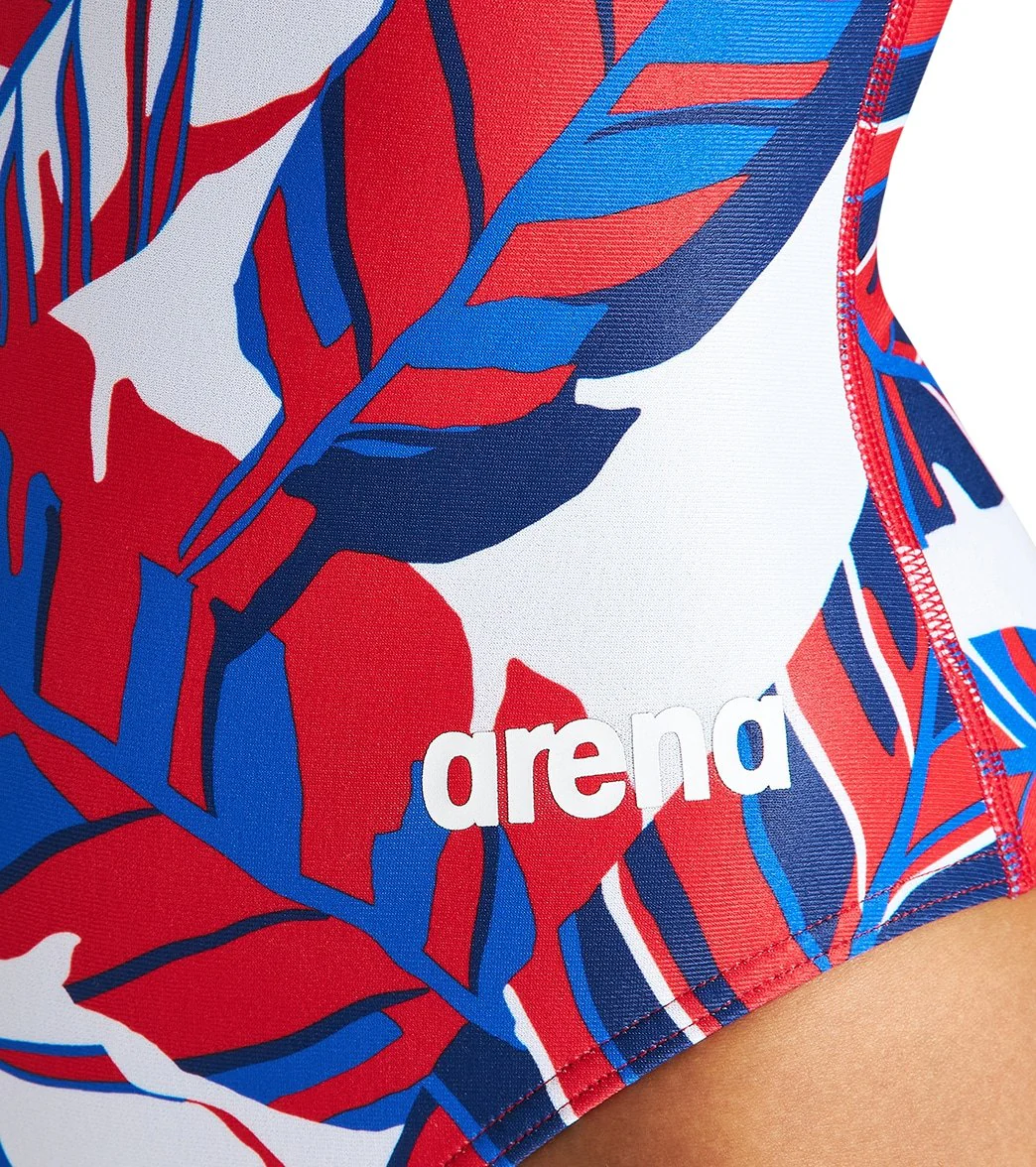 Arena Women's Tropicals Light Drop Back One Piece Swimsuit - Image 27