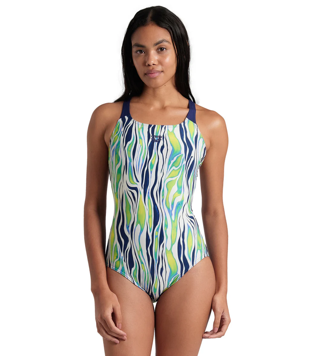 Arena Women's Zebra Stripes Pro Back One Piece Swimsuit - Image 8