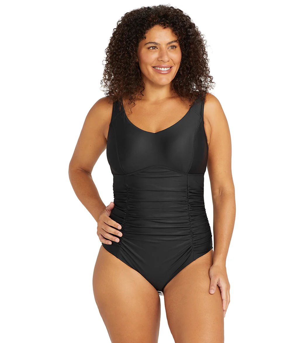 Artesands Woman's Plus Size Hues Raphael Underwire One Piece Swimsuit (E-F Cup) - Image 7