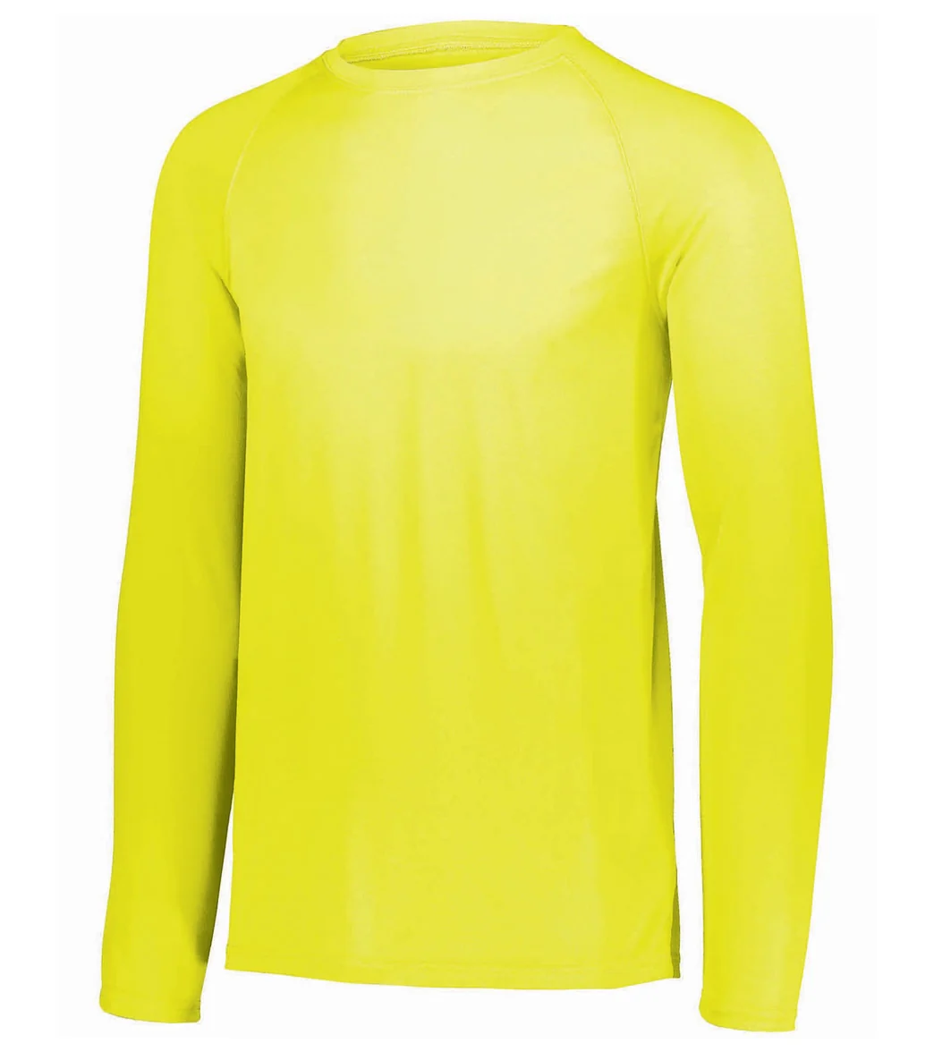 Augusta Sportswear Unisex Attain Wicking Long Sleeve Rash Guard - Image 7