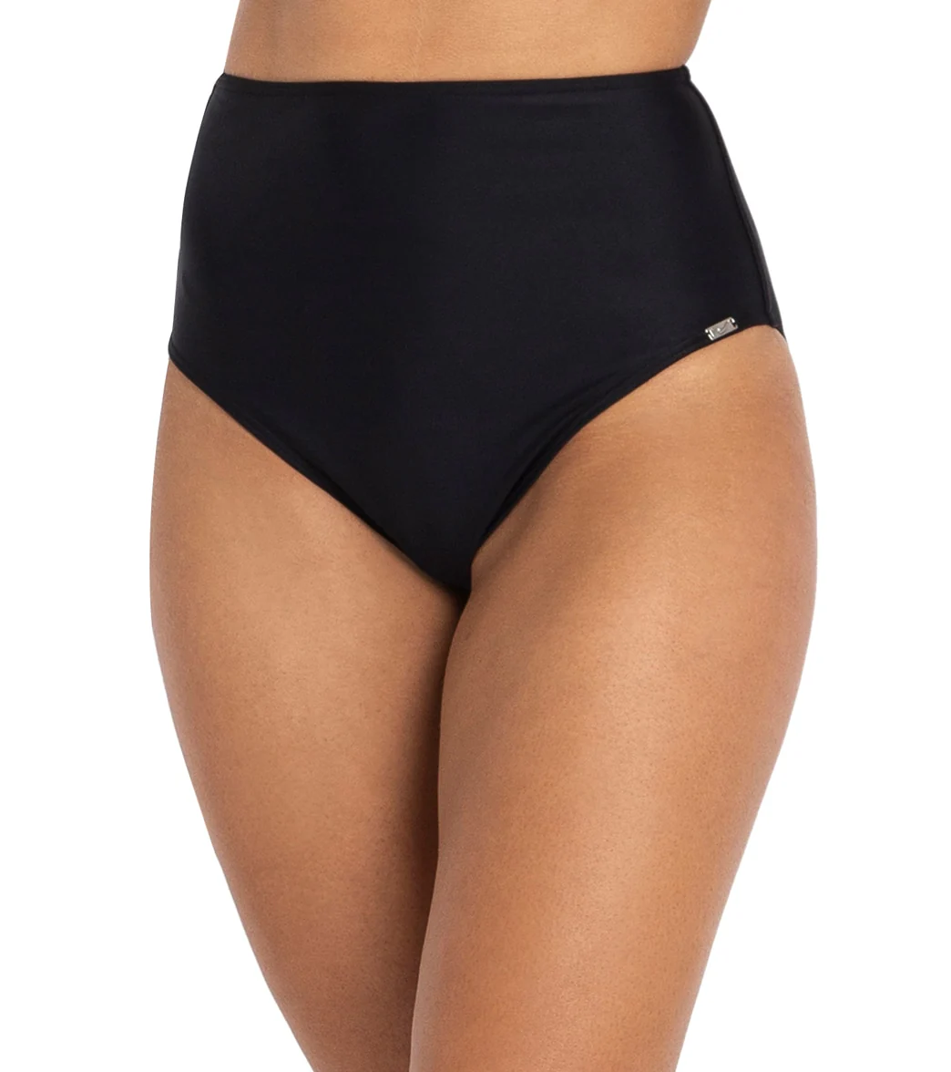Azura Women's Contour Basic High Waist Bikini Bottom - Image 5