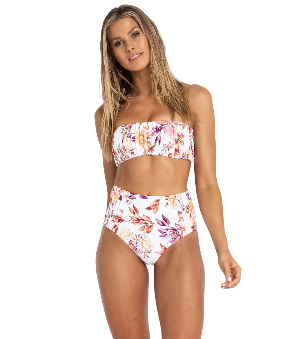 Azura Women's Harvest Pintuck High Waist Bikini Bottom - Image 3