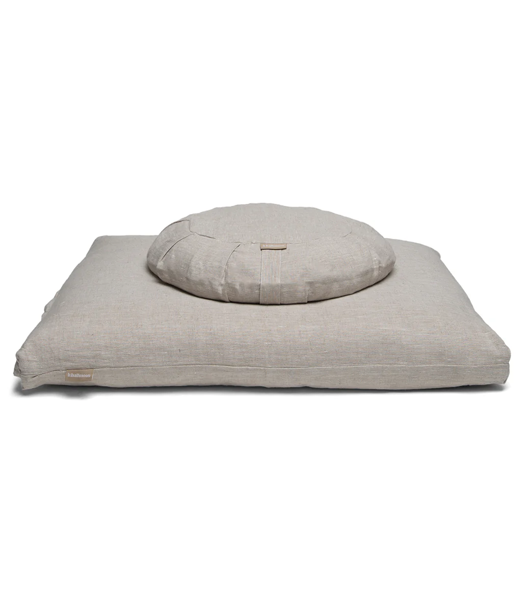 B, Halfmoon Linen Round Sit Set - Image 6