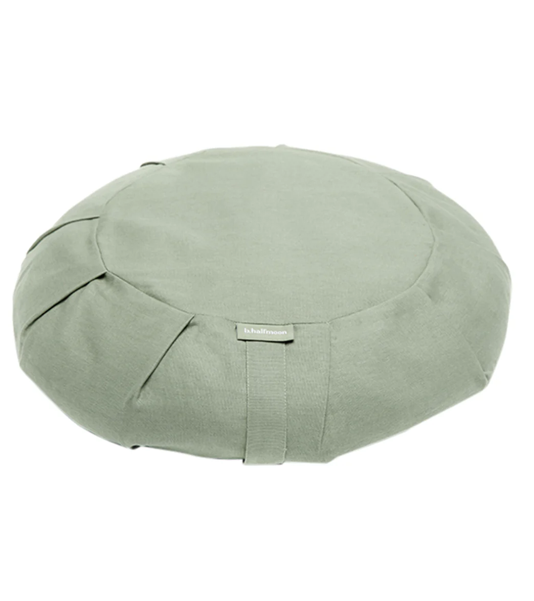 B, Halfmoon Round Cotton Meditation Cushion - Image 4