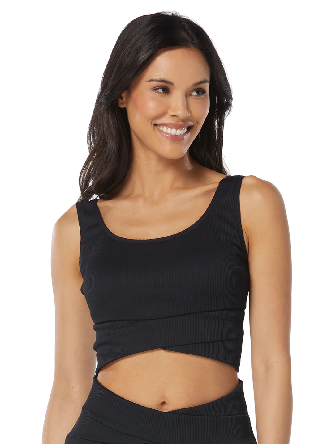 Beach House Sport Women's Soild Rib Bala Crop Top - Image 4