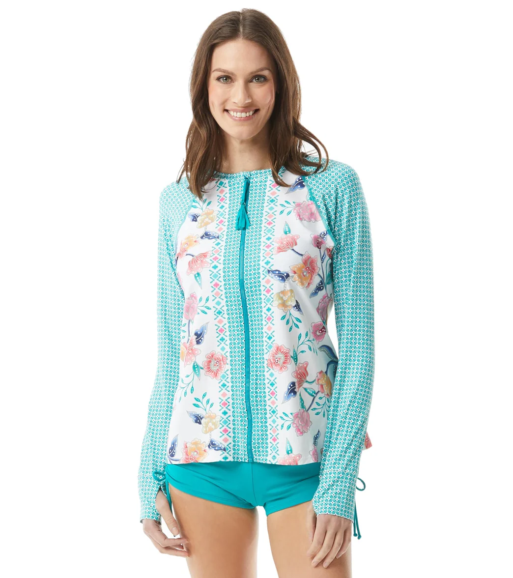 Beach House Women's Floral Fantasy Mary Long Sleeve Sun Guard Top - Image 9