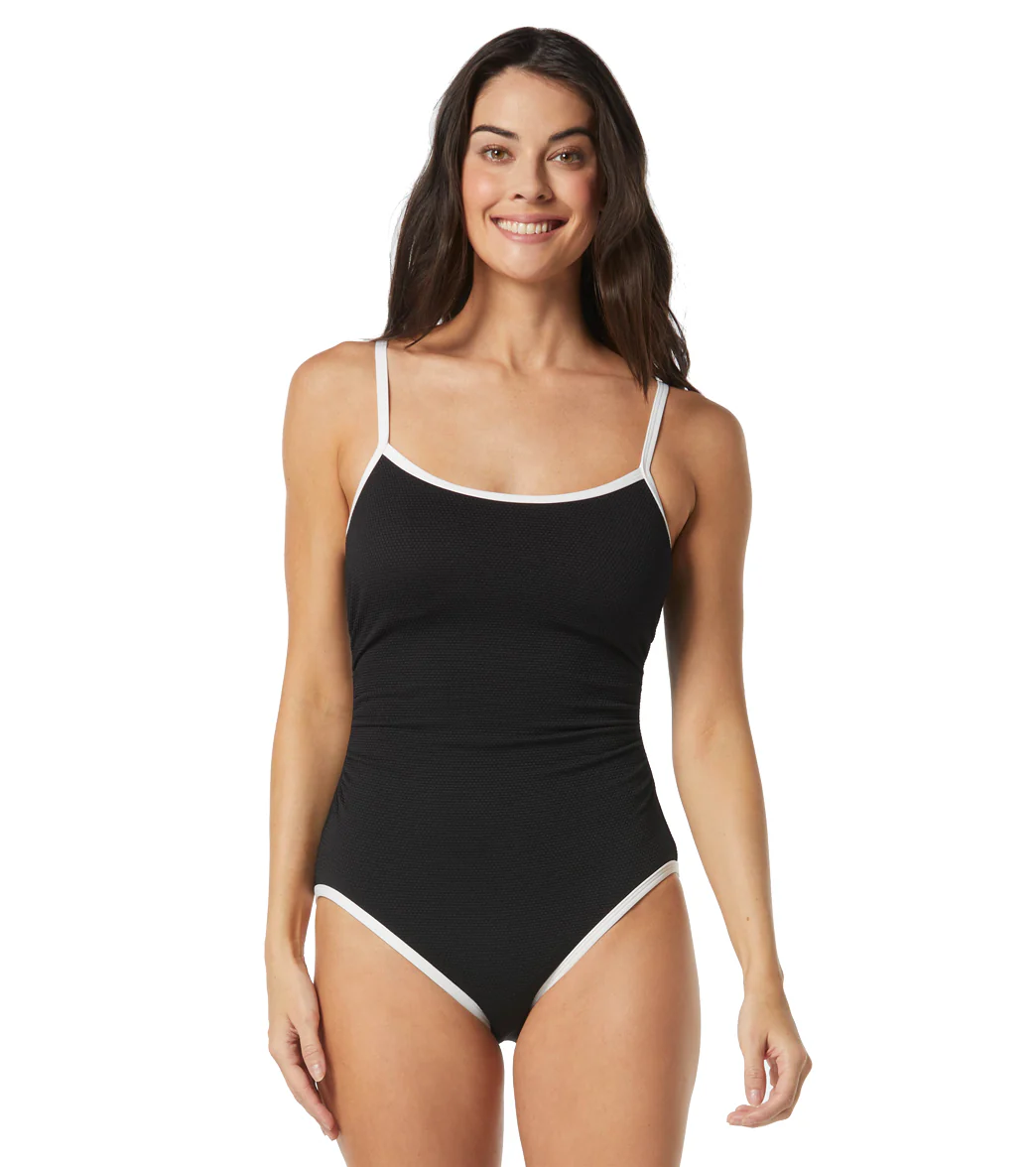 Beach House Women's Gigi Pique Solids One Piece Swimsuit - Image 10