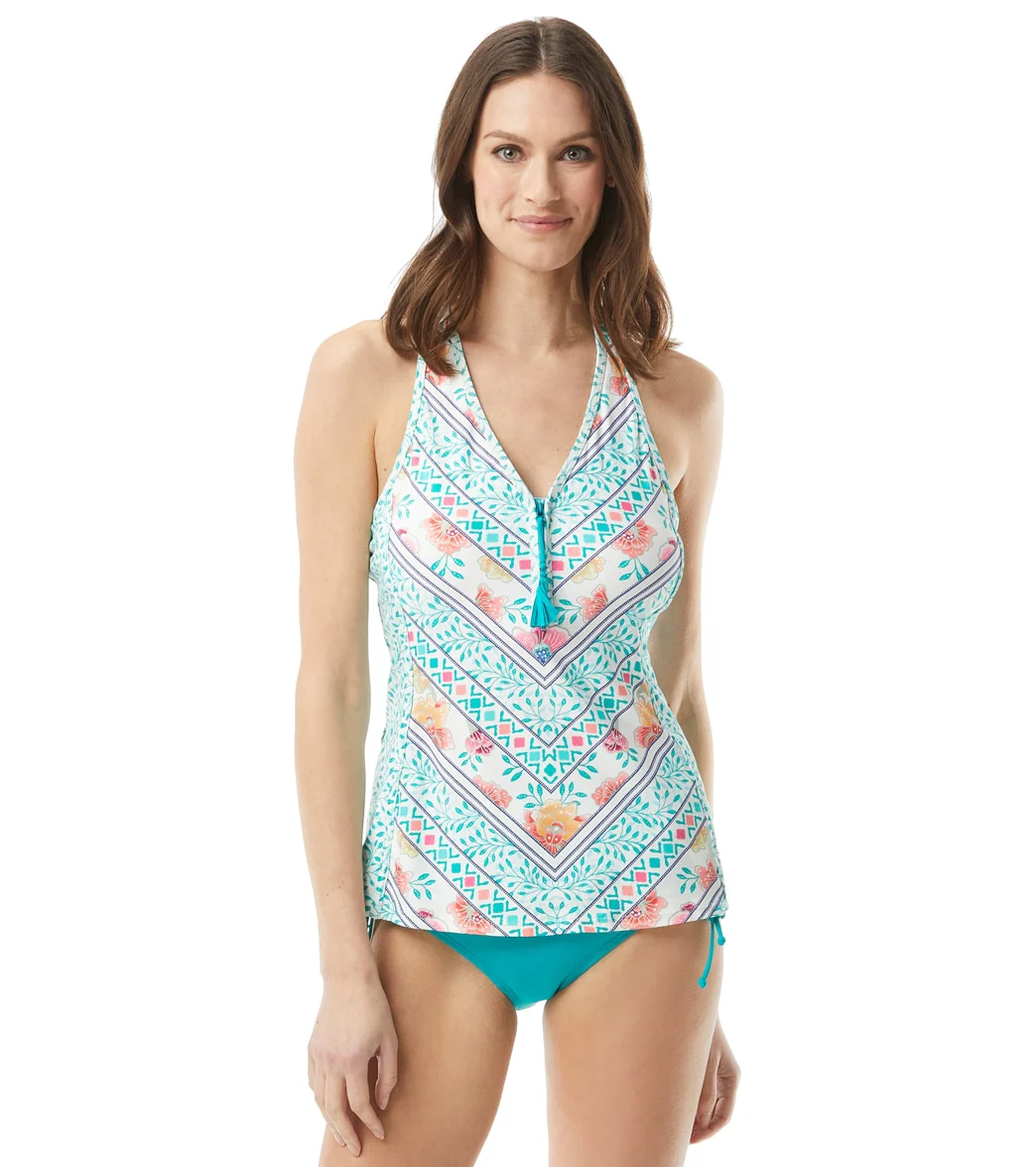 Beach House Women's On The Vine Erinna Racerback Tankini Top - Image 9