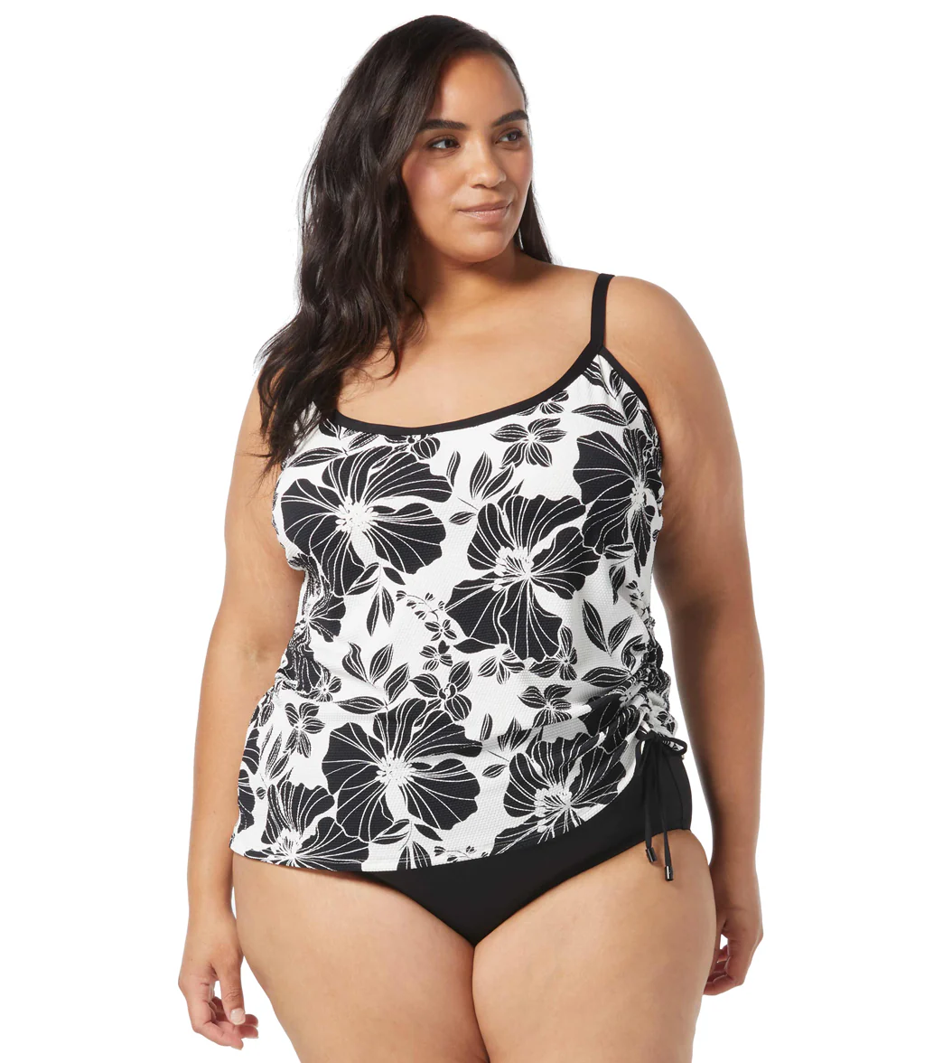 Beach House Women's Plus Size Garden Twilight Bridget Tankini Top - Image 4