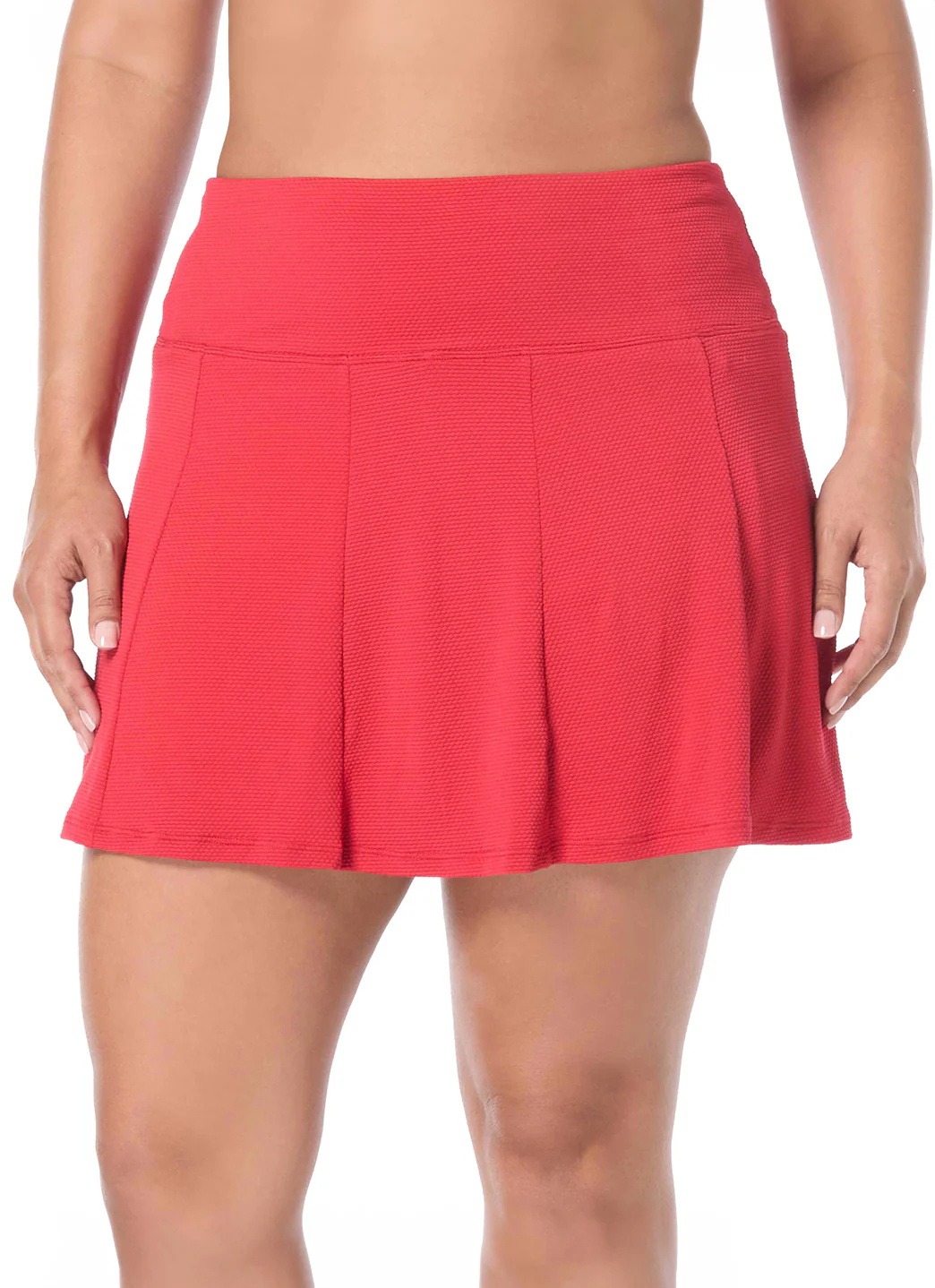 Beach House Women's Plus Size Solid Pique Olivia Princess Seam Swim Skort - Image 7