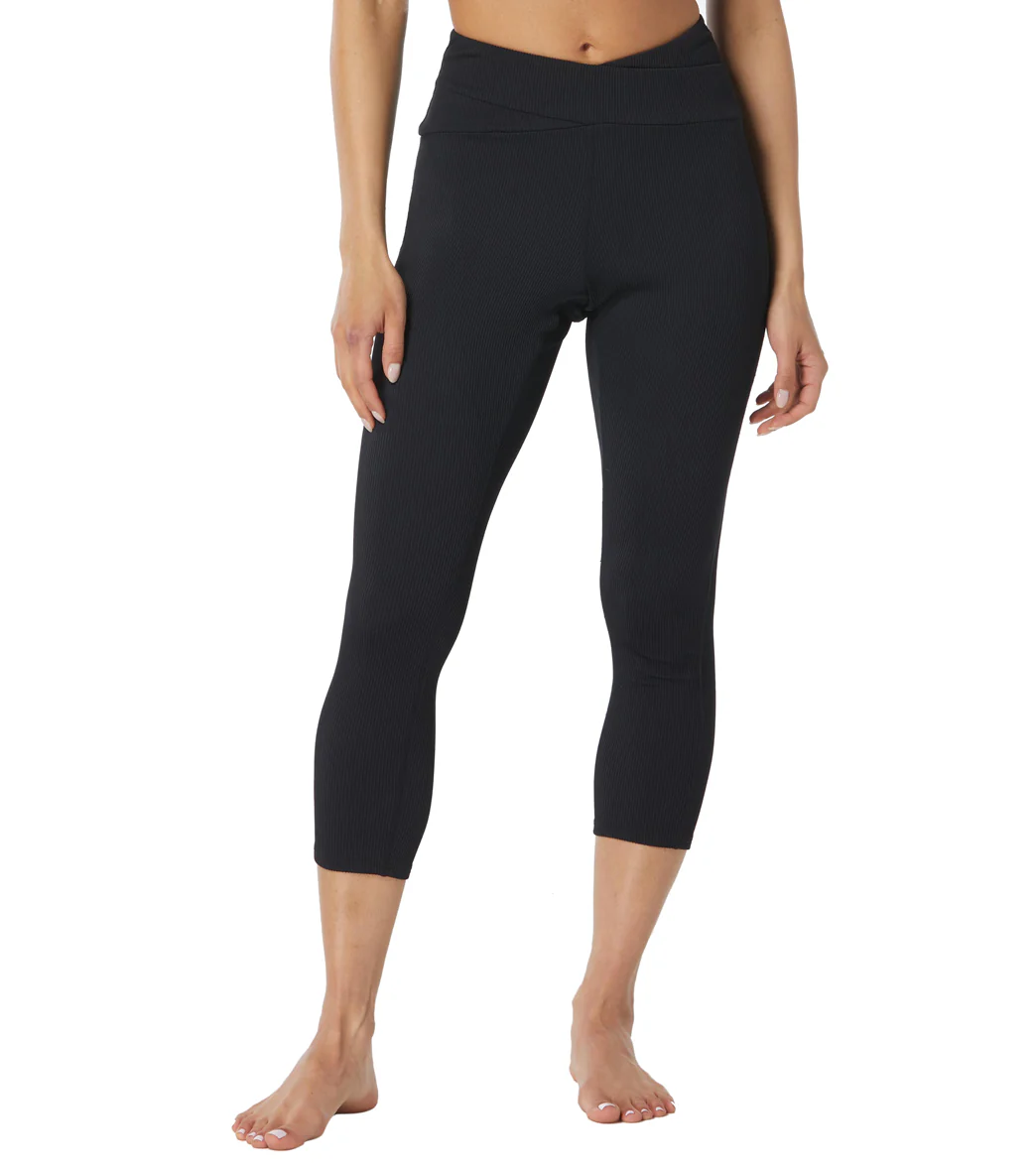 Beach House Women's Ribbed Solid Samba Swim Tights - Image 7