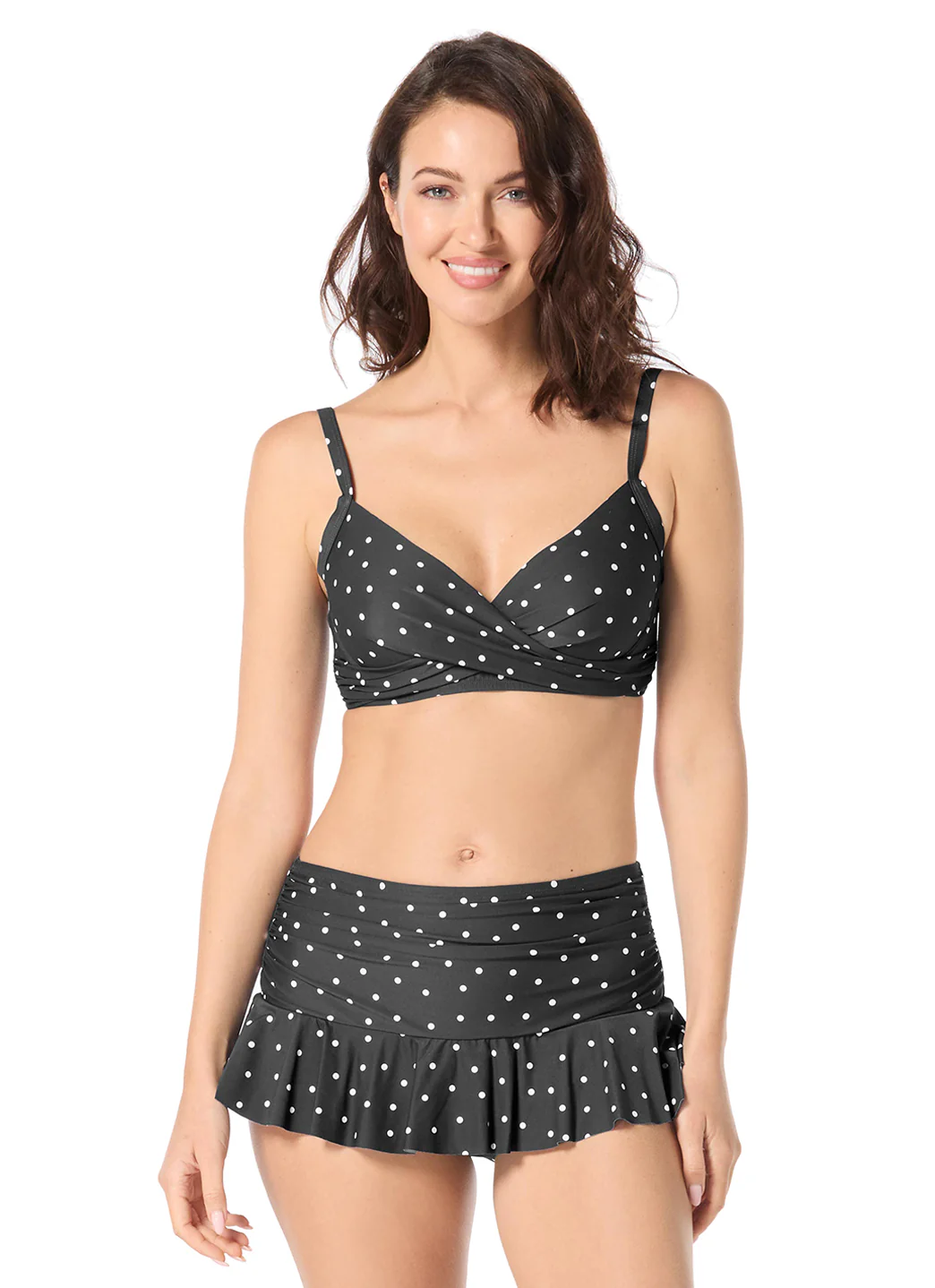 Beach House Women's Sailor Dot Christa Wrap Bikini Top - Image 5