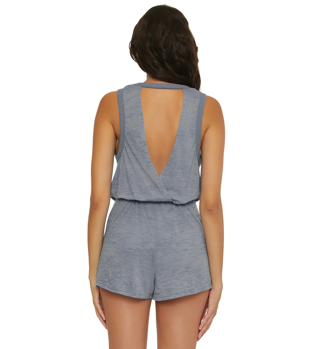 Becca Swim Women's Beach Date V Plunge Romper - Image 2
