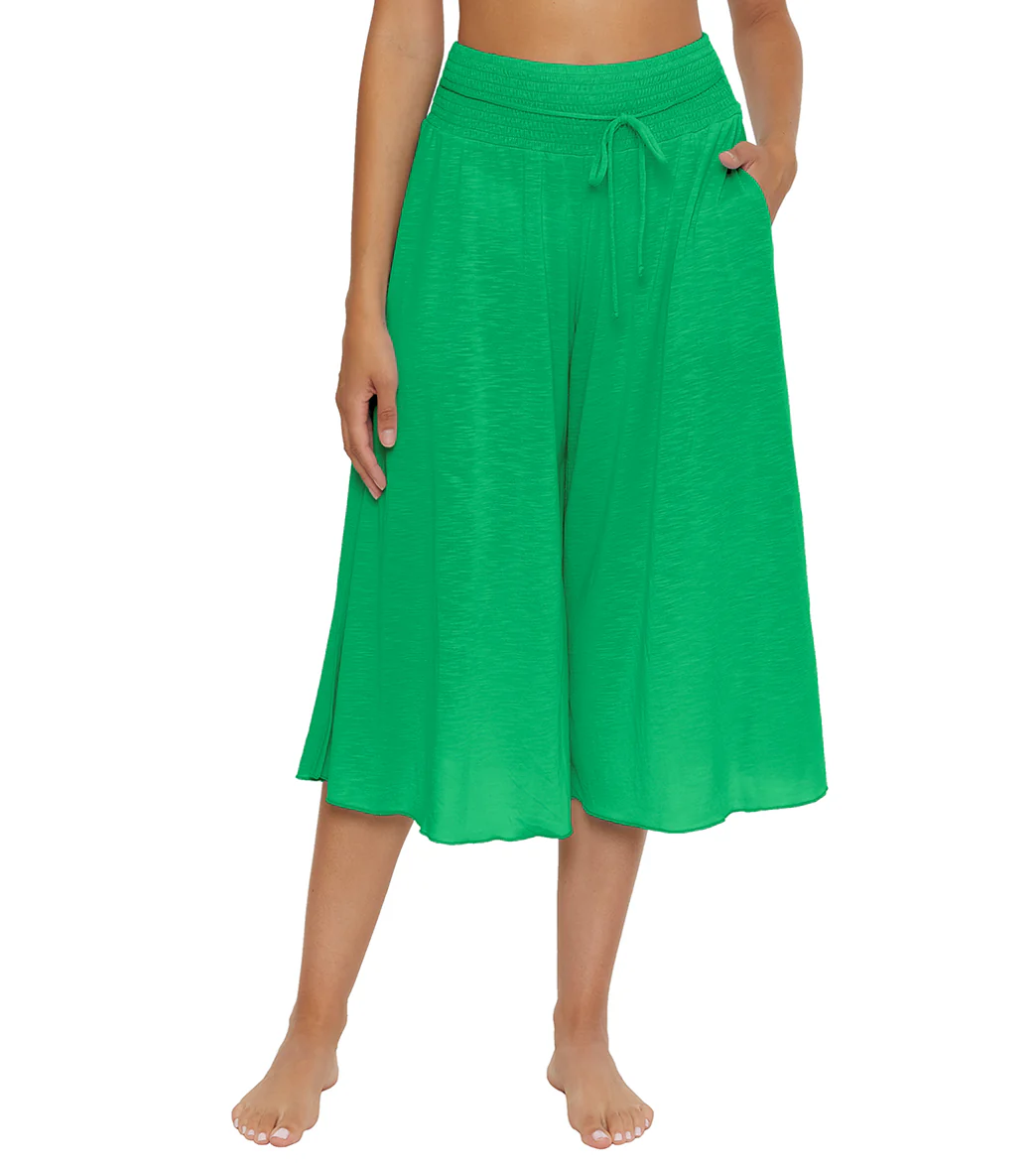 Becca Swim Women's Breezy Basics Gaucho Cover Up Pants - Image 7