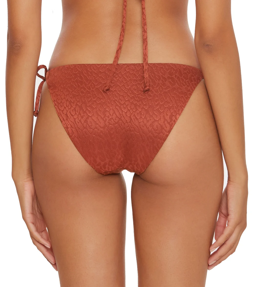 Becca Swim Women's Bronzed Tie Side Bikini Bottom - Image 3