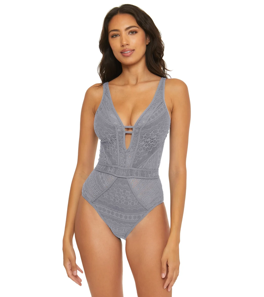 Becca Swim Women's Color Play Plunge One Piece Swimsuit - Image 20