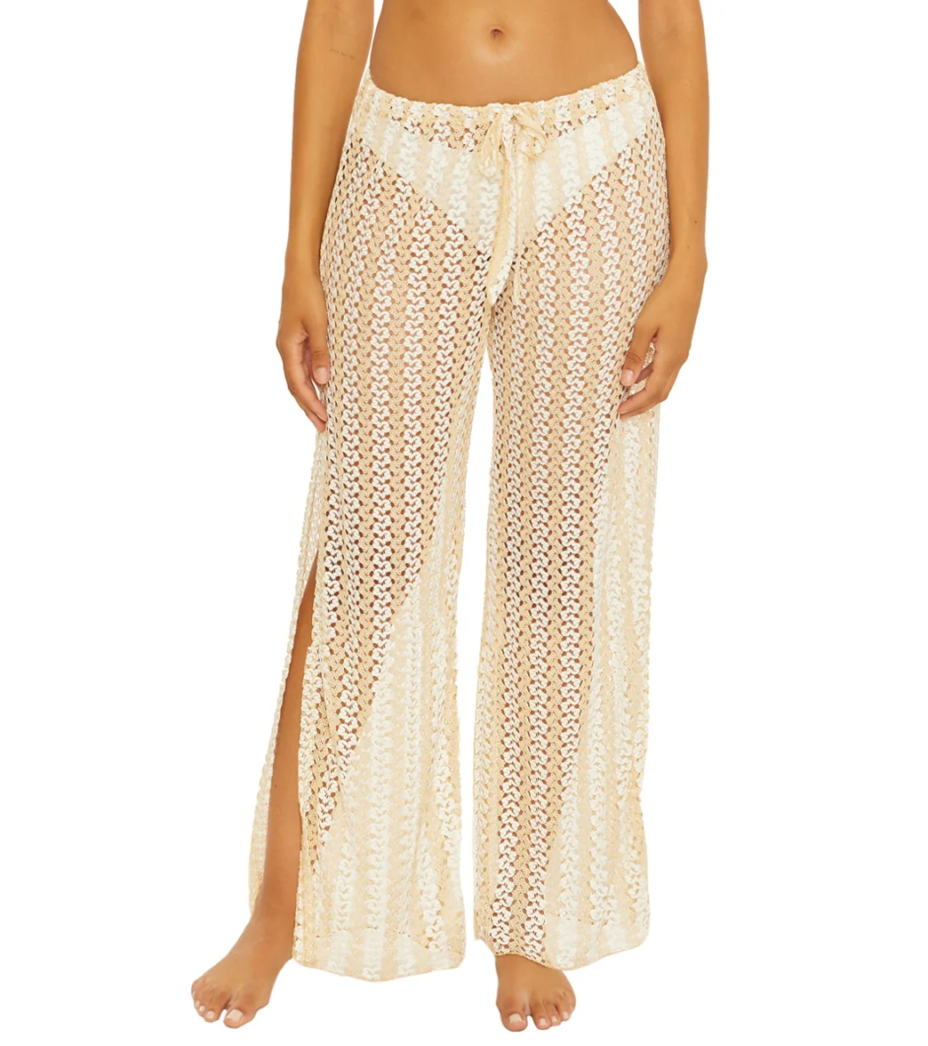 Becca Swim Women's Golden Split Leg Pant Cover Up - Image 6