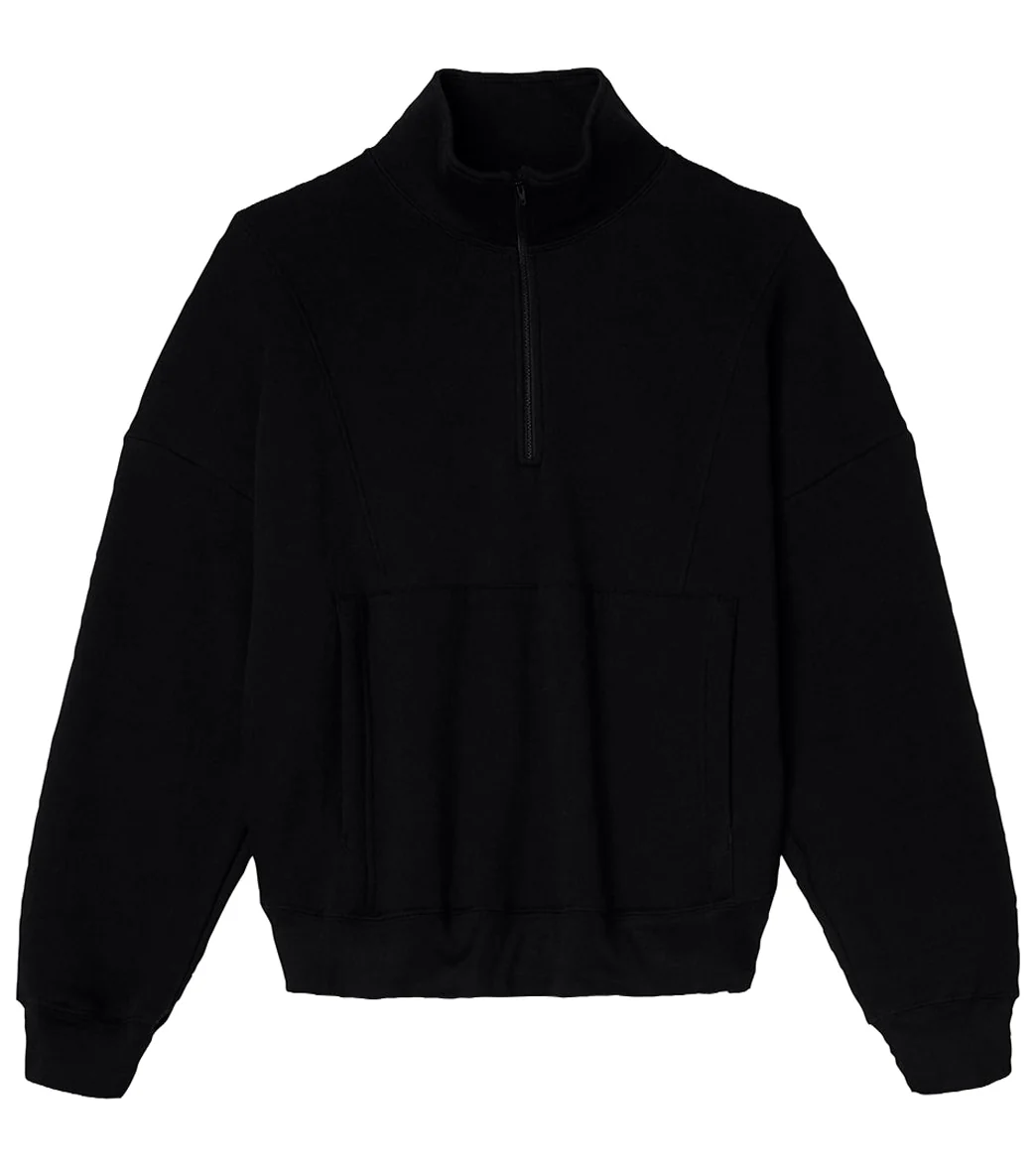 Bella + Canvas 1/2 Zip Sweatshirt - Image 4