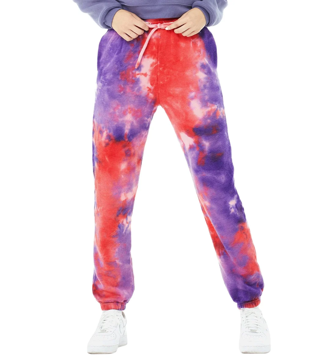 Bella + Canvas Tie Dye Fleece Sweatpant - Image 4