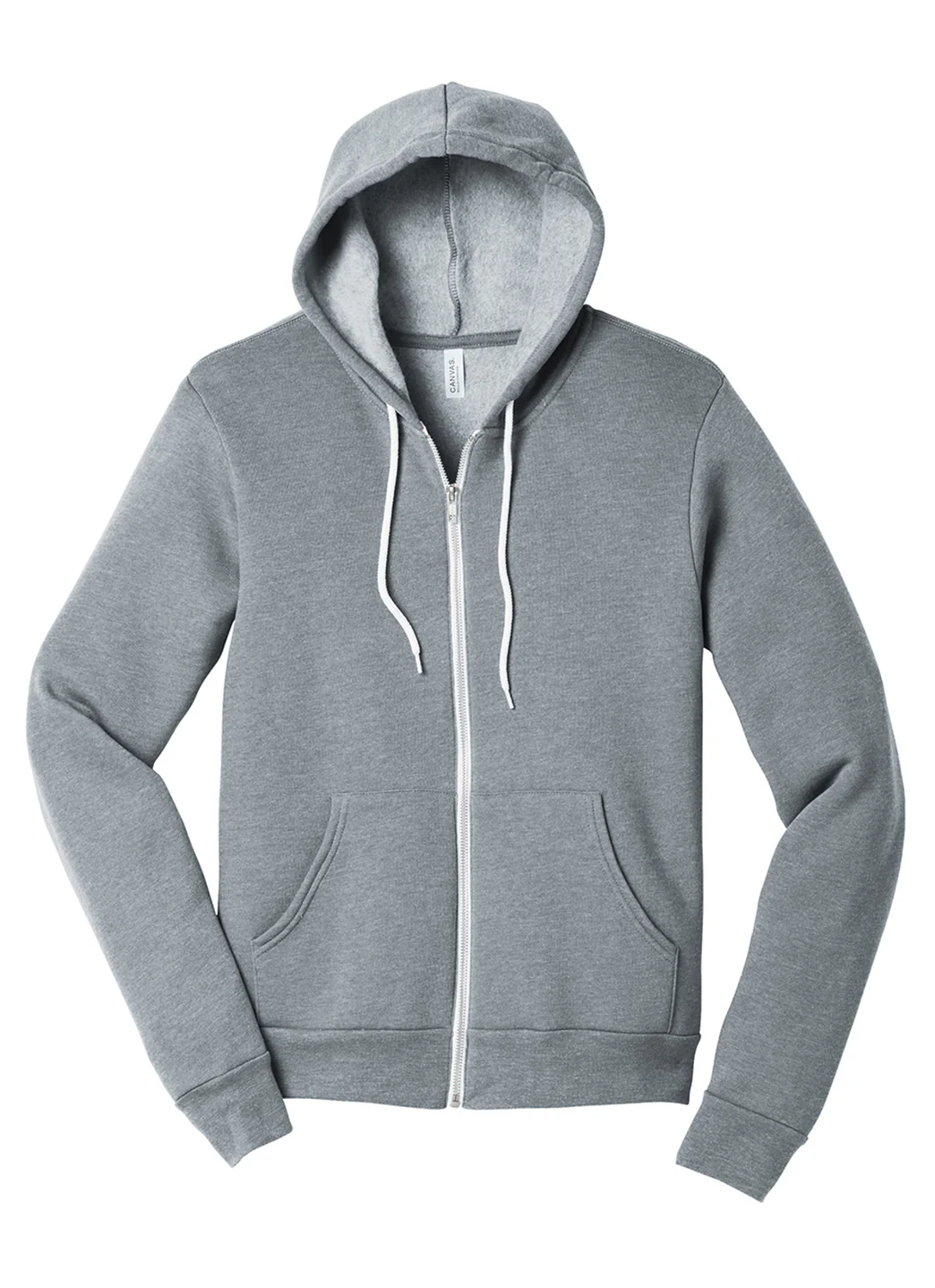 Bella + Canvas Unisex Sponge Fleece Full-Zip Hooded Sweatshirt - Image 100