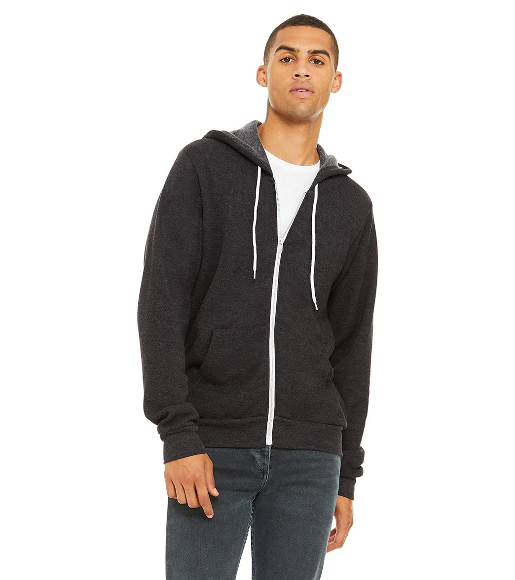 Bella + Canvas Unisex Sponge Fleece Full-Zip Hooded Sweatshirt - Image 13